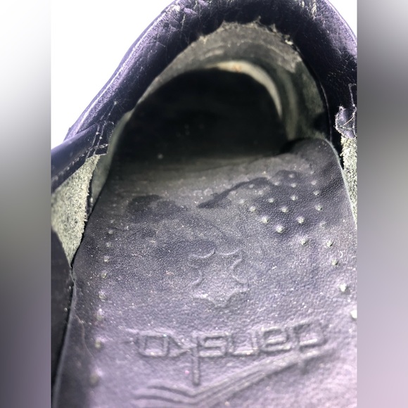 Dansko Professional Classic Black Leather Clog Nursing Size 38 US size 7.5 8 - Picture 12 of 14